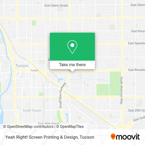 Yeah Right! Screen Printing & Design map