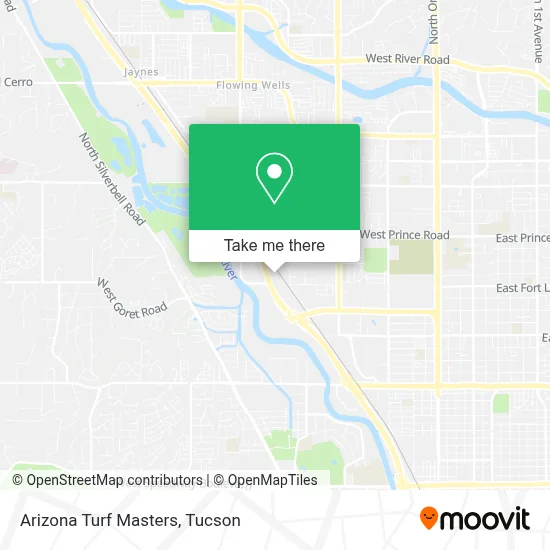 Arizona Turf Masters map