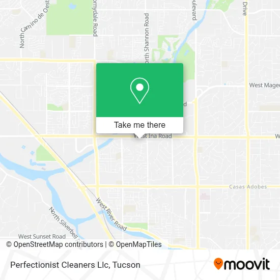 Perfectionist Cleaners Llc map