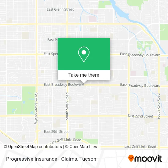 Progressive Insurance - Claims map