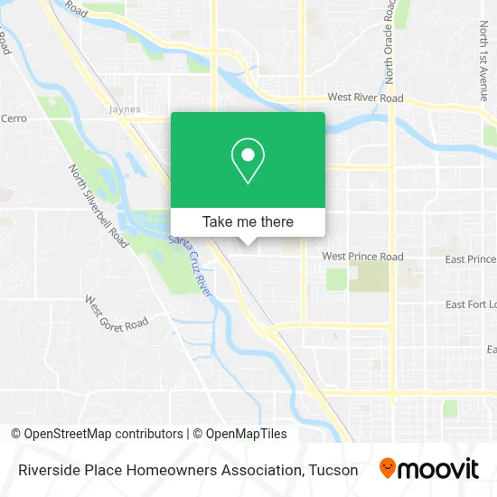 Riverside Place Homeowners Association map