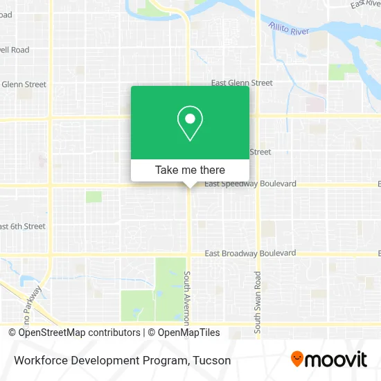 Workforce Development Program map