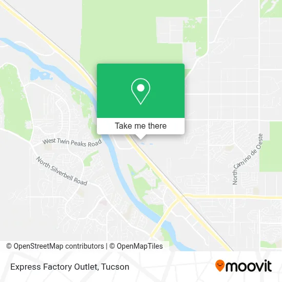 Express Factory Outlet map