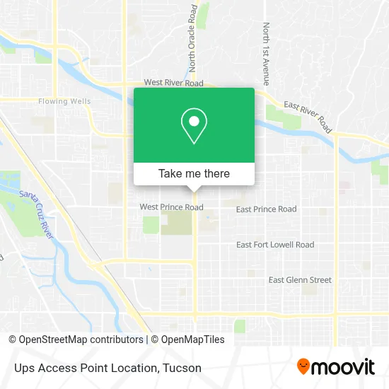 Ups Access Point Location map