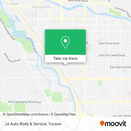 Jd Auto Body & Service map
