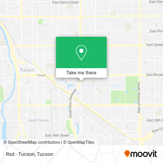 Rsd - Tucson map