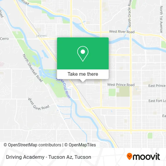 Driving Academy - Tucson Az map