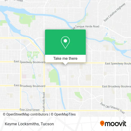 Keyme Locksmiths map