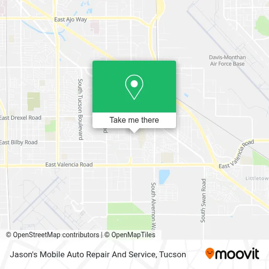 Jason's Mobile Auto Repair And Service map