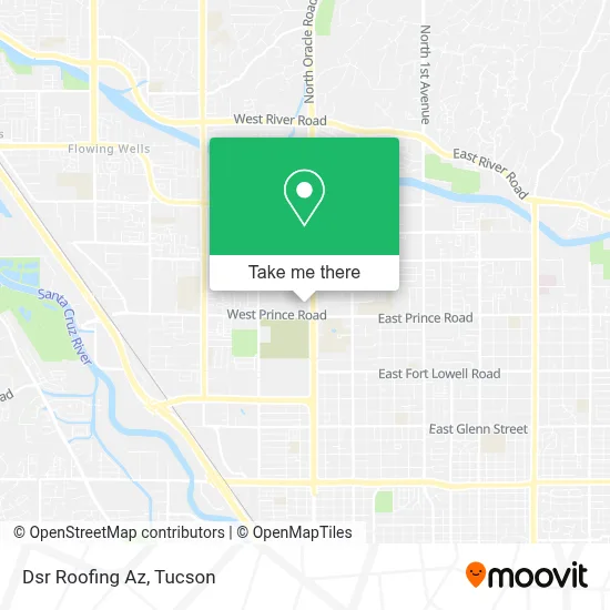 Dsr Roofing Az map