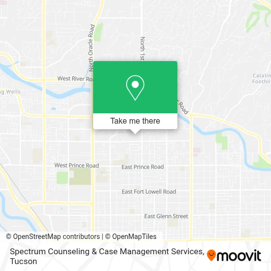 Spectrum Counseling & Case Management Services map