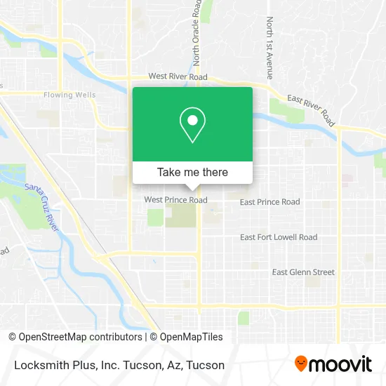 Locksmith Plus, Inc. Tucson, Az map
