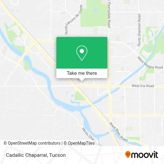 Cadallic Chaparral map