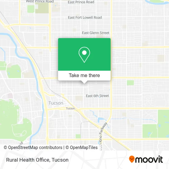 Rural Health Office map