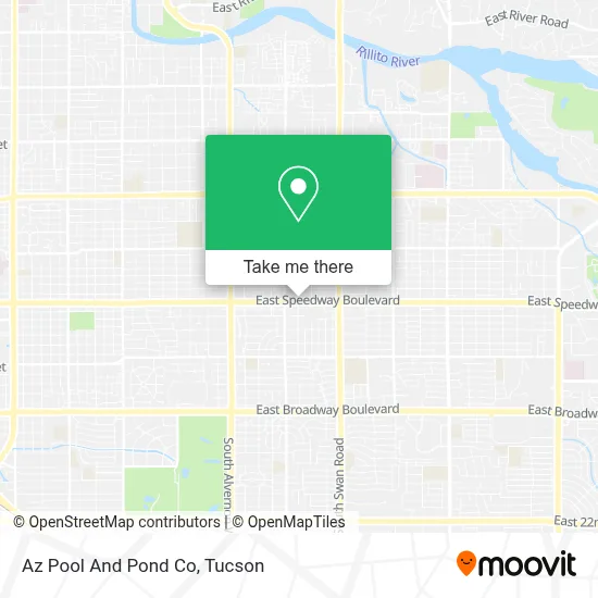 Az Pool And Pond Co map