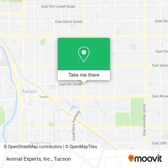 Animal Experts, Inc. map