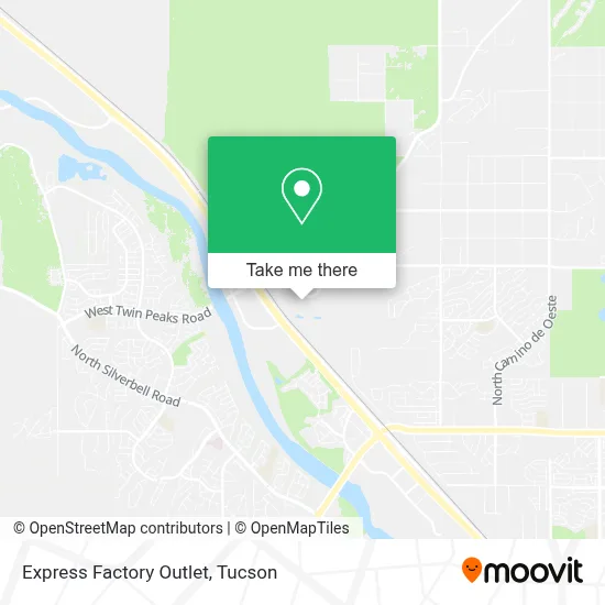 Express Factory Outlet map