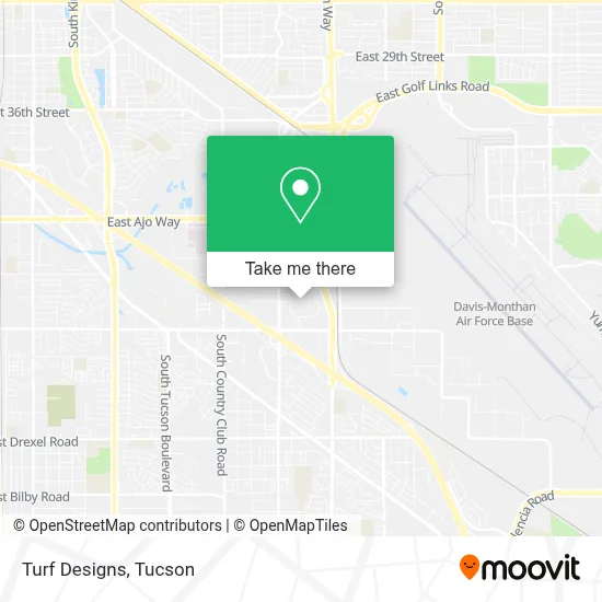 Turf Designs map
