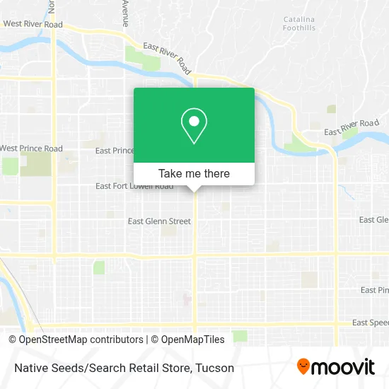 Native Seeds / Search Retail Store map