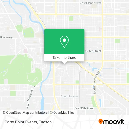 Party Point Events map