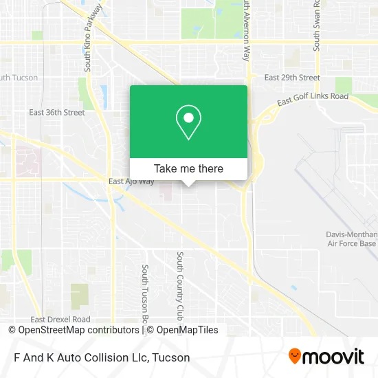 F And K Auto Collision Llc map