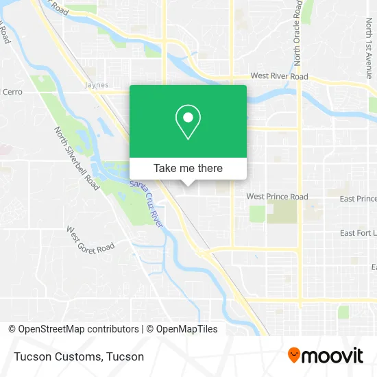 Tucson Customs map