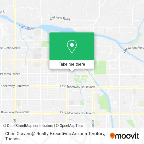 Chris Craven @ Realty Executives Arizona Territory map