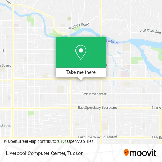 Liverpool Computer Center map
