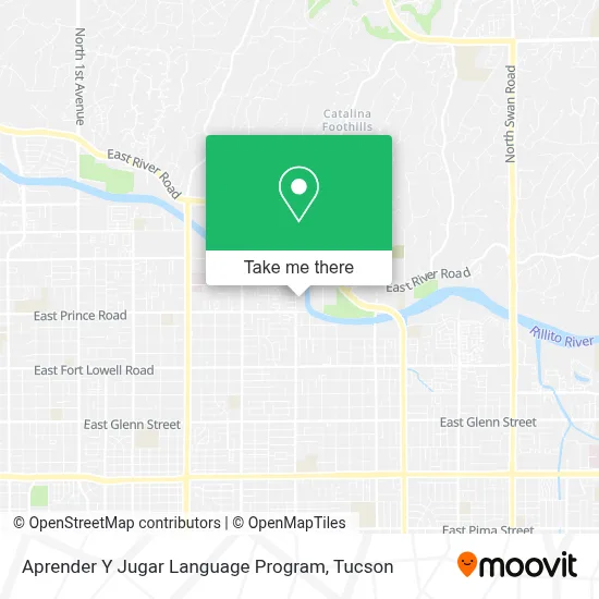 Aprender Y Jugar Language Program map