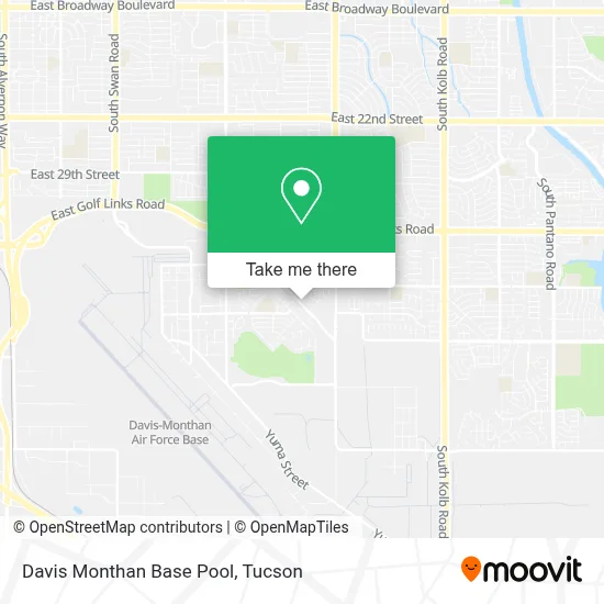 Davis Monthan Base Pool map
