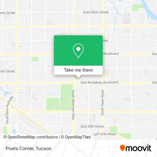 Poets Corner map