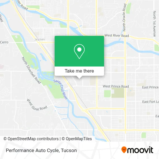 Performance Auto Cycle map