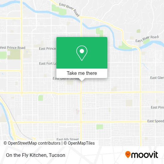 On the Fly Kitchen map