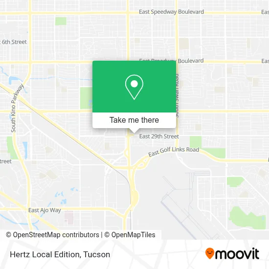 Hertz Local Edition map