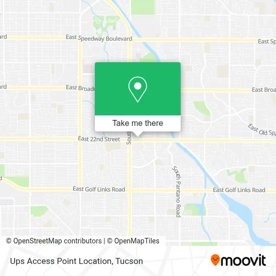Ups Access Point Location map