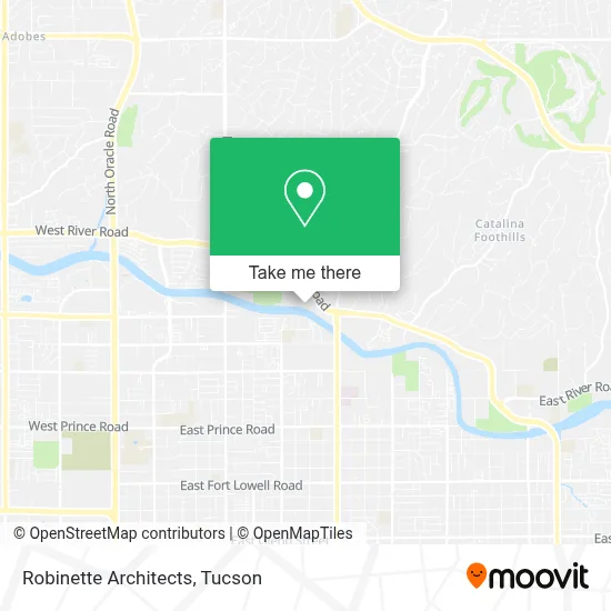 Robinette Architects map