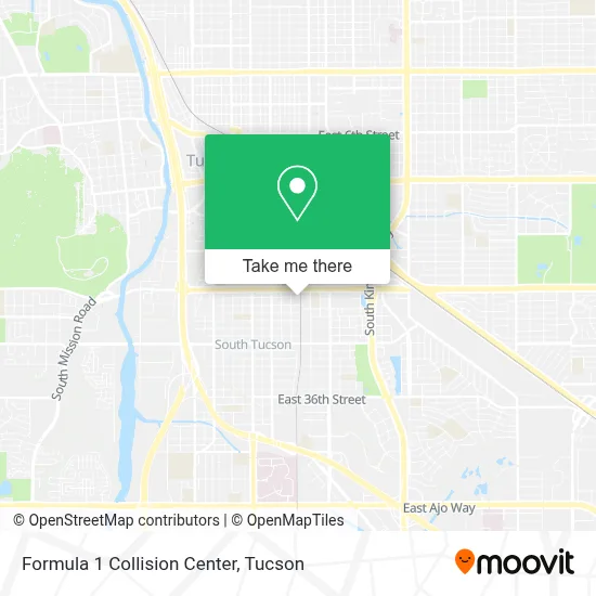 Formula 1 Collision Center map