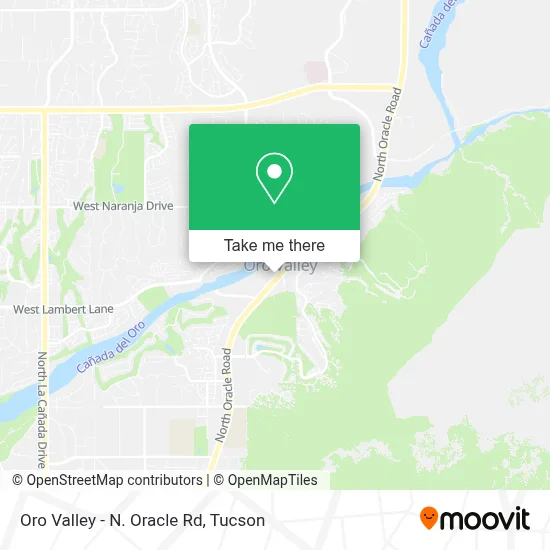 Oro Valley - N. Oracle Rd map