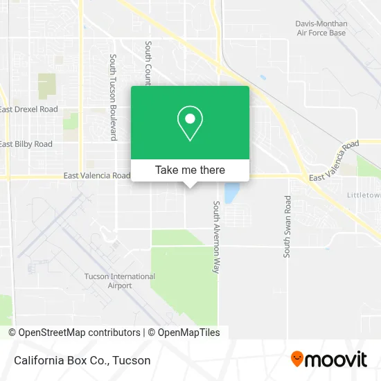 California Box Co. map