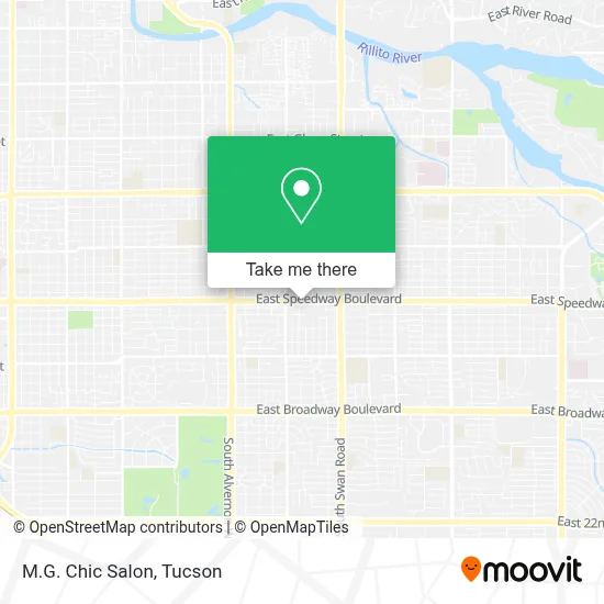 M.G. Chic Salon map