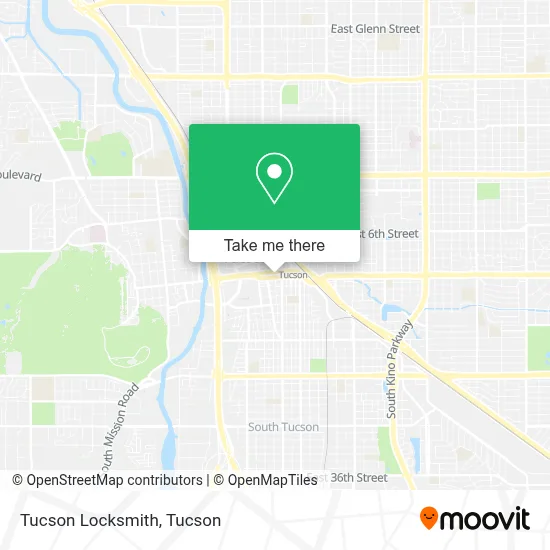 Tucson Locksmith map