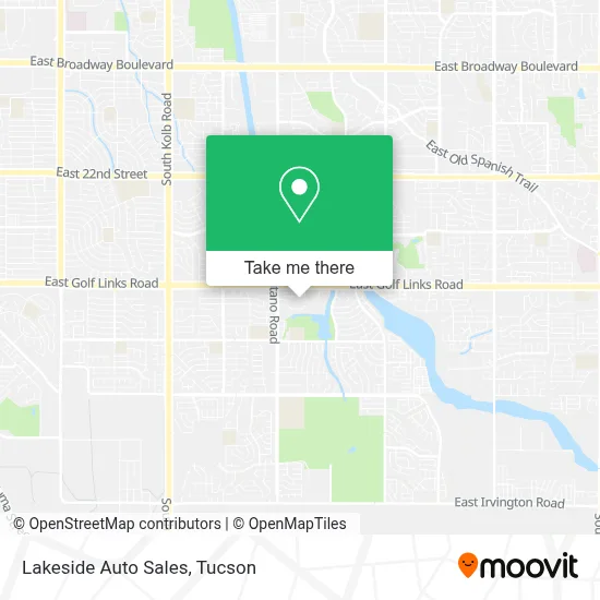Lakeside Auto Sales map