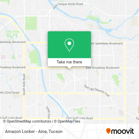 Amazon Locker - Aloe map