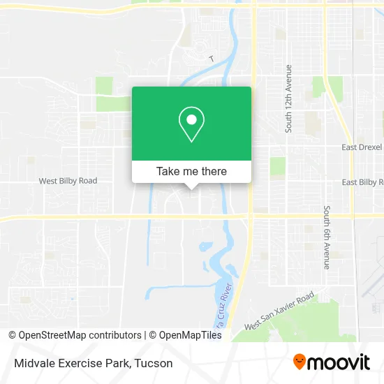 Midvale Exercise Park map