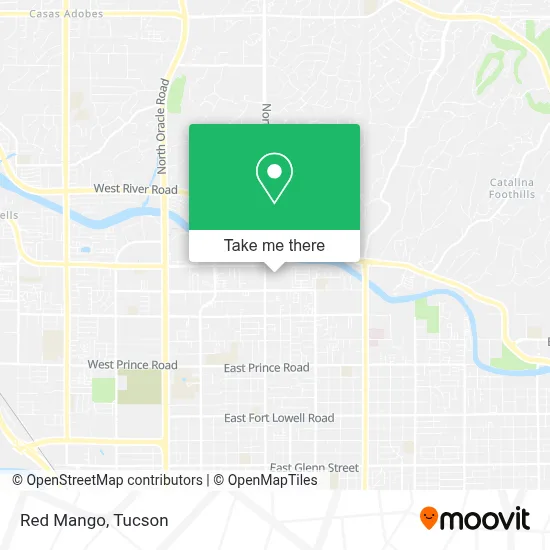 Red Mango map
