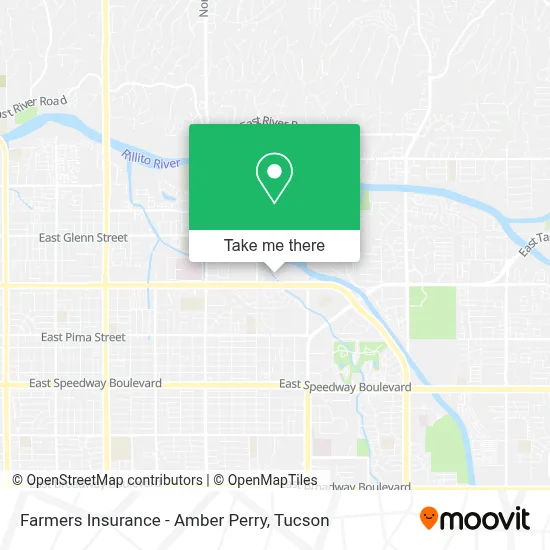 Farmers Insurance - Amber Perry map