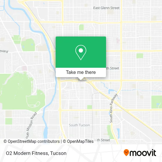 O2 Modern Fitness map