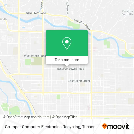 Grumper Computer Electronics Recycling map