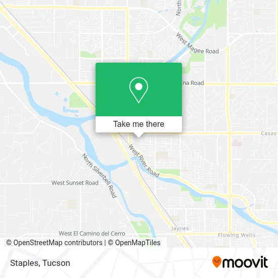 Staples map