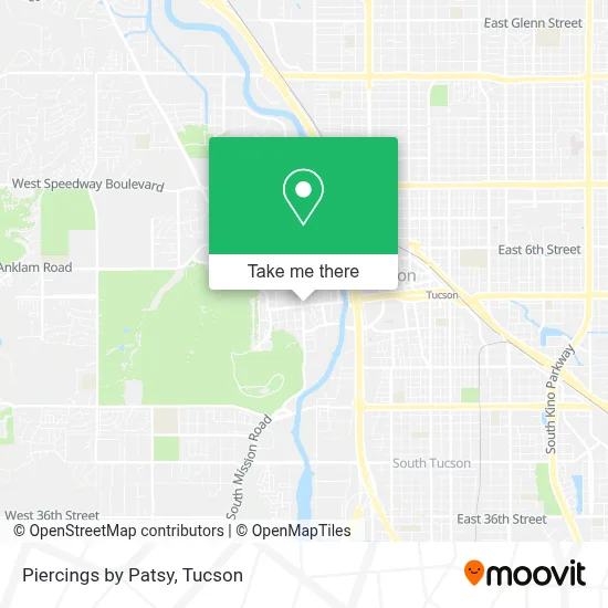 Piercings by Patsy map